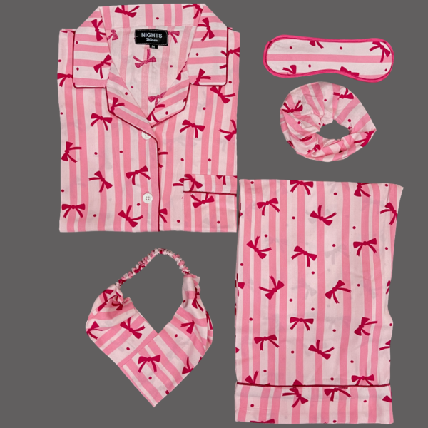 Summer Linen PJ's Set - L-1555