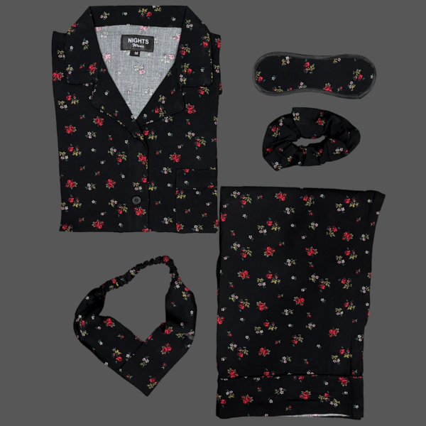 Summer Linen Pajama Set- L-1586