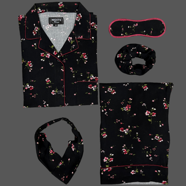 Summer Linen Pajama Set- L-1588