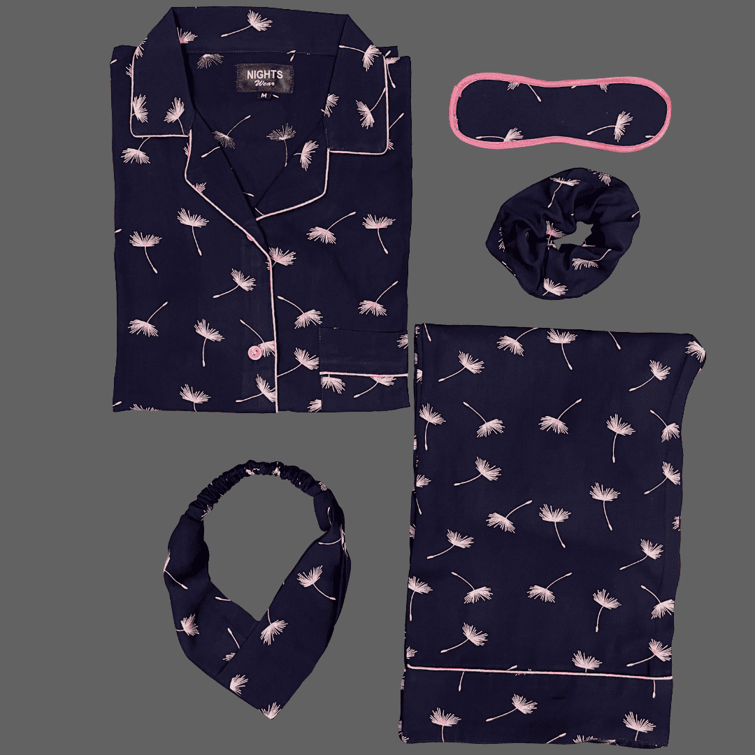 Summer Linen PJ's Set - L-14342