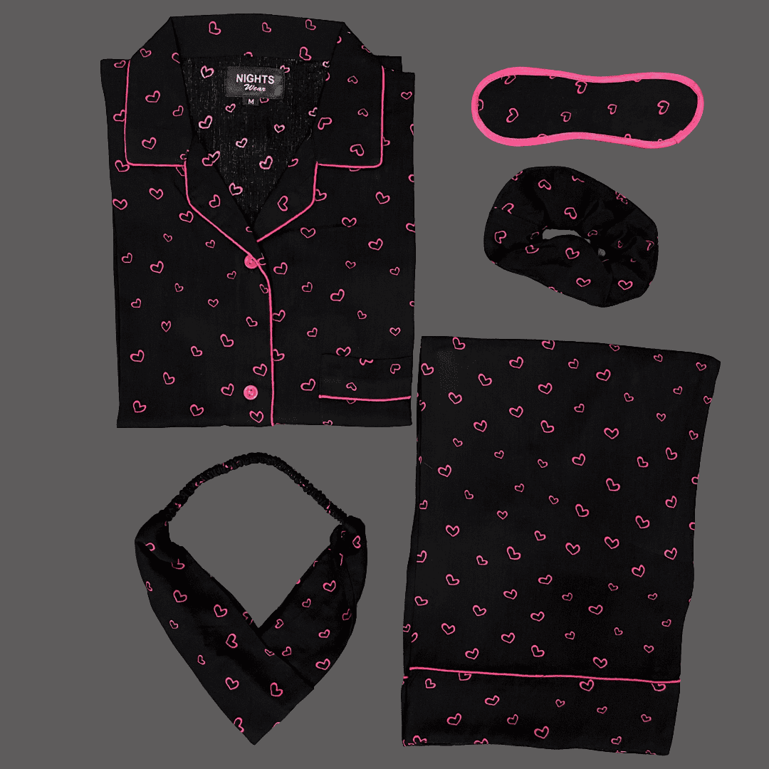 Summer Linen PJ's Set - L-1453